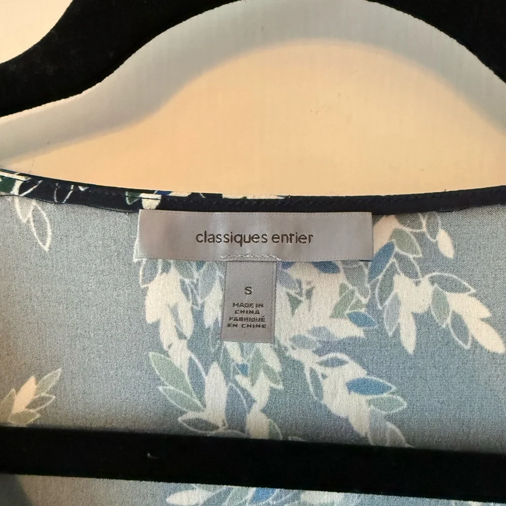 Classiques Entier‎ Navy Floral V-Neck Sleeveless Camisole